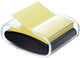 Post-it set notitieblok dispenser zwart 1x super sticky z-notes geel