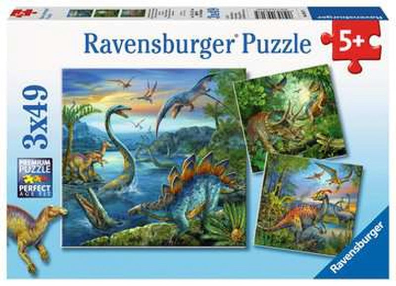 ギャラリービューアに画像をロードする, Ravensburger dinosauriërs puzzelset | 3 x 49 stukjes
