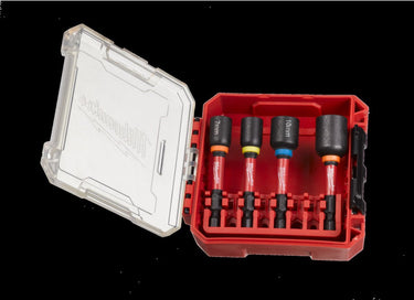 Imp milwaukee accessoires 4 piece magnetic shockwave™ act duty nut driver set - 4932492445