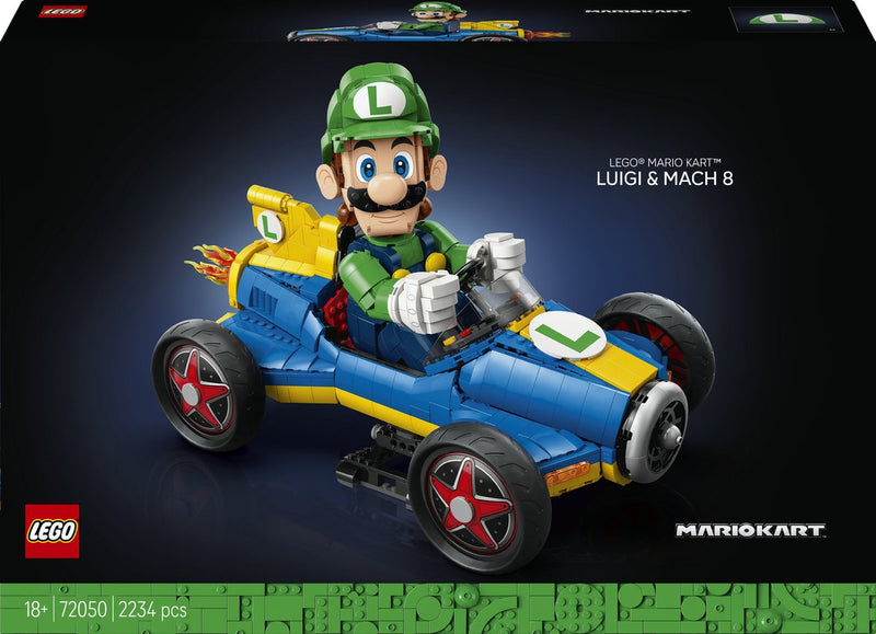 Afbeelding laden in galerijviewer, Lego super mario kart™ – luigi mach 8 - 72050
