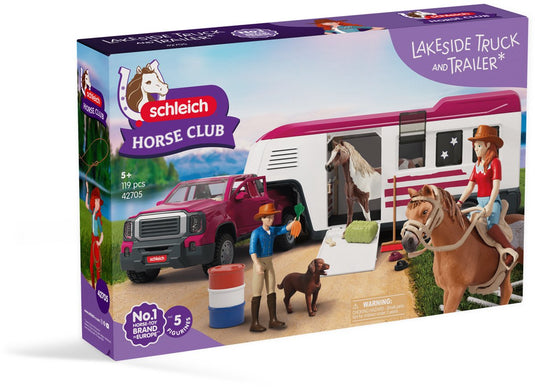 Schleich horse club lakeside-truck met aanhangwagen 42705