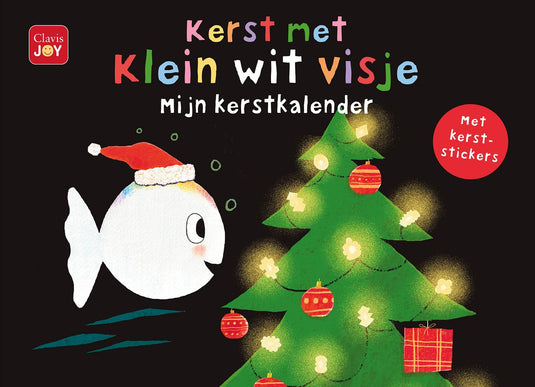 Clavis joy mijn kerstkalender. kerstpret met klein wit visje