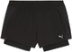 Puma w run velocity 2in1 3 short dames sportbroek - black