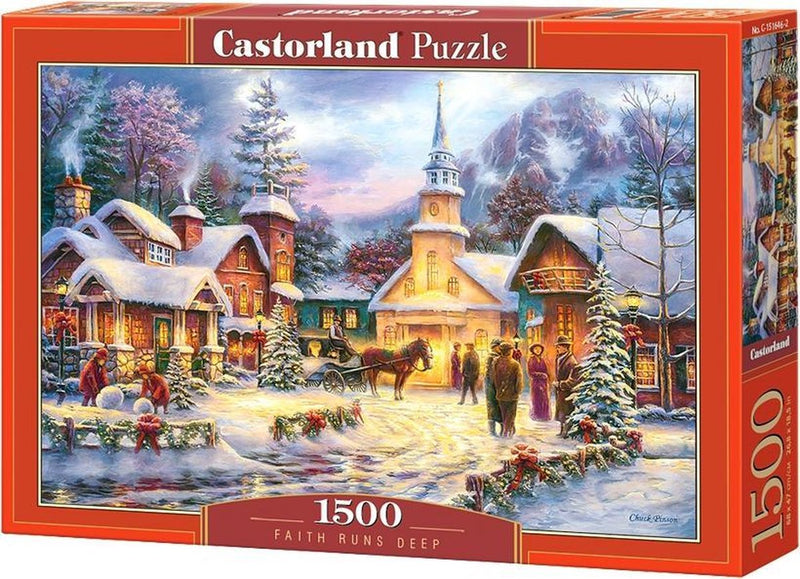Afbeelding laden in galerijviewer, Castorland legpuzzel faith runs deep, 1500st.
