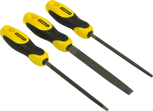 Stanley 3delige set vijlen bastaard 150mm - 0-22-445