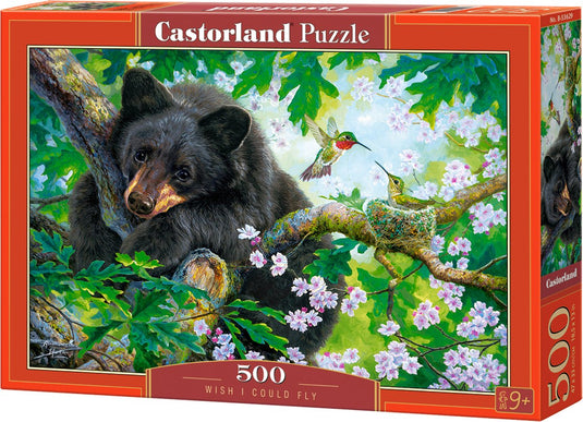 Castorland wish i could fly – puzzel – 500 stukjes – satijnen afwerking – perfecte pasvorm – europese kwaliteit