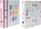 Kangaro ordner - b'log sweet candy - formaat a4 - 2-rings - 2 stuks - met aardbeiengeur - an-122589-a