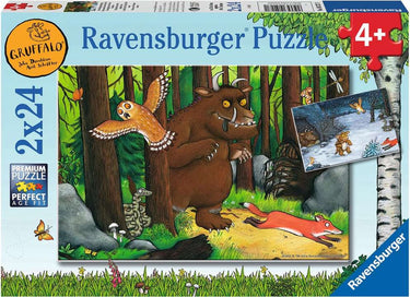 Ravensburger puzzel the gruffalo - twee puzzels - 24 stukjes - kinderpuzzel