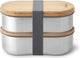 Black blum black+blum rvs bento lunchbox