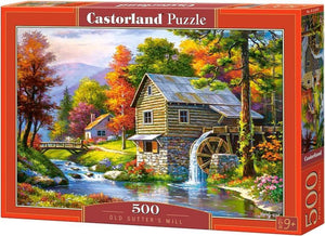 Castorland old sutter’s mill – puzzel – 500 stukjes – satijnen afwerking – perfecte pasvorm – europese kwaliteit