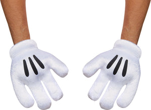 Disguise disney - mickey mouse, mickey mouse handschoenen, één maat volwassenen