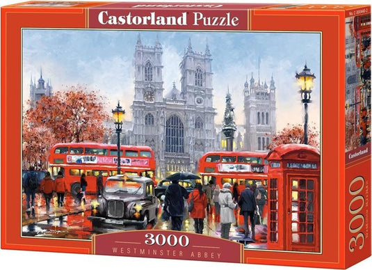 Castorland westminster abbey – puzzel – 3.000 stukjes – satijnen afwerking – perfecte pasvorm – europese kwaliteit