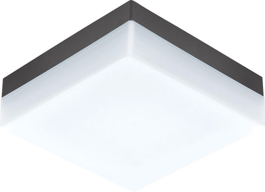 Eglo sonella plafondlamp - wandlamp buiten - led - 21,5 cm - antraciet wit