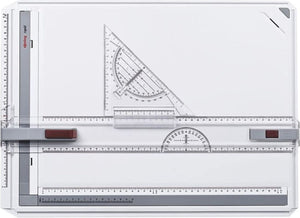 Rotring rapid tekentafel met collegekoffer | geïntegreerde liniaal, passer en vierkant | a3-formaat tekentafel
