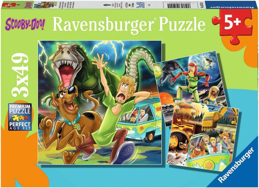 Ravensburger puzzel scooby doo - legpuzzel - 3x49 stukjes