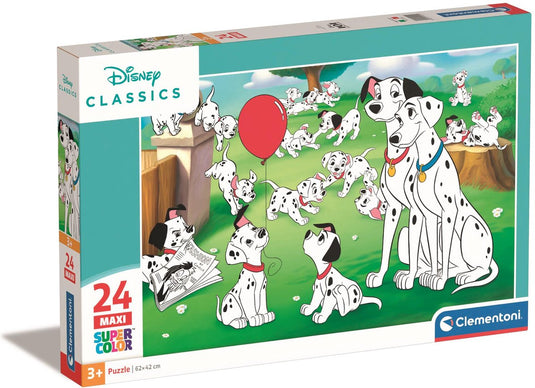 Clementoni - puzzel - 24 maxi stukjes - disney dieren - kinderpuzzel - vanaf 3 jaar