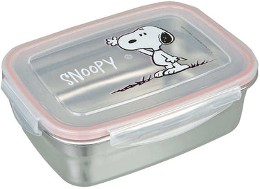 Undercover lunchbox snoopy roestvrij staal met kunststof deksel.