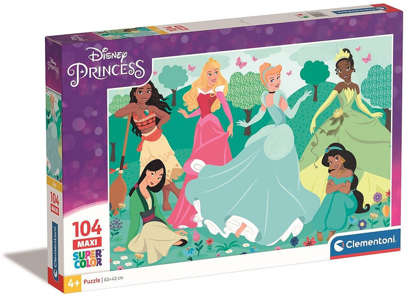 Afbeelding laden in galerijviewer, Clementoni maxi puzzel disney princess, 104st.
