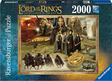 Ravensburger puzzel lord of the rings fellowship of the ring - legpuzzel - 2000 stukjes
