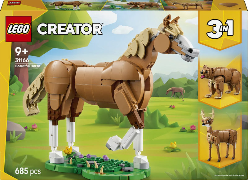 Chargez l'image dans la visionneuse de la galerie, Lego ® creator 3in1 prachtig paard, dierenbouwset - 31166

