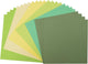Florence vaessen creative cardstock, stevig kaartpapier 216g - groen, 24 stuks. 30,5 x 30,5 cm