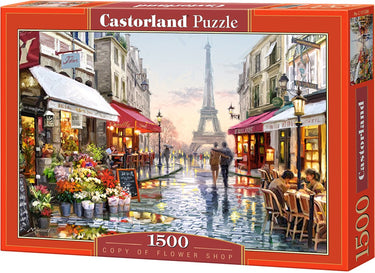 Castorland copy of flower shop – puzzel – 1500 stukjes – satijnen afwerking – perfecte pasvorm – europese kwaliteit