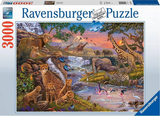 Ravensburger puzzel dierenwereld - legpuzzel - 3000 stukjes