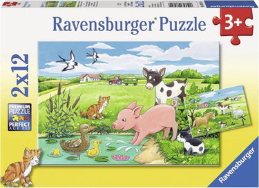 Ravensburger jonge dieren op het platteland, 2x12st.