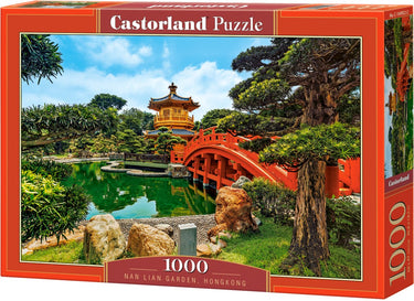 Castorland nan lian garden, hongkong – puzzel – 1000 stukjes – satijnen afwerking – perfecte pasvorm – europese kwaliteit