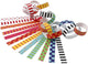 Creativ company colortime slinger stroken bedrukt 16 cm