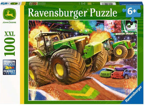 Ravensburger puzzel john deere big wheels - legpuzzel - 100 stukjes