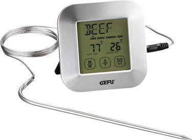 Gefu punto keukenthermometer 14 cm – rvs – tot 300°c – voor frituren, bakken en braadgerechten