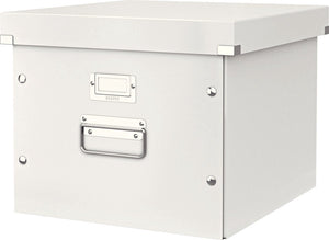 Leitz click store opbergdoos voor hangmappen - archiefdoos tot a3 formaten - 35.7 x 28.5 x 36.7cm (bxhxd) - ideaal voor kantoor en thuiswerken - wit