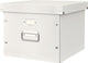 Leitz click store opbergdoos voor hangmappen - archiefdoos tot a3 formaten - 35.7 x 28.5 x 36.7cm (bxhxd) - ideaal voor kantoor en thuiswerken - wit