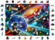 Wooden city houten stad kosmische verkenning houten puzzel 1010 stukjes