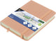 Kangaro schetsboek a6 - oudroze - pu hardcover - met elastiek en lint - schetsblok - schetsboeken - k-861212