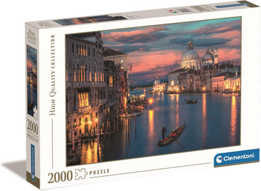 Clementoni - puzzel - 2000 stukjes - the magnificent grand canal - puzzel voor volwassenen - high quality collection