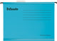 Esselte classic versterkte hangmap - folio v-bodem - 25 stuks - blauw