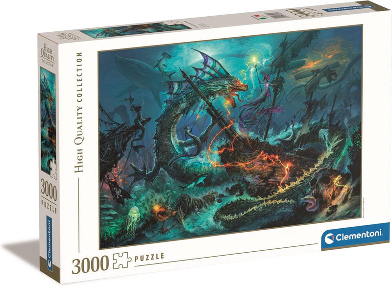 Chargez l'image dans la visionneuse de la galerie, Clementoni legpuzzel the underwater battle, 3000st.
