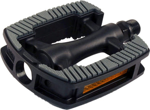 Union Pedalen SP-820 kunststof grijs zwart. 9 16 draad (hangverpakking)