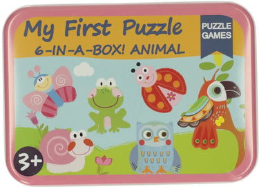 Mijn eerste 6 puzzzels in blik - dieren