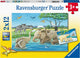 Ravensburger puzzel jonge dieren uit de hele wereld - 2 x 12 stukjes