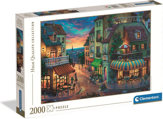 Clementoni - puzzel - 2000 stukjes - wandering around paris - puzzel voor volwassenen - high quality collection