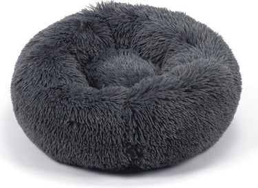 Beeztees yali - hondenmand - pluche - fluffy - grijs - diam. 60 cm