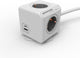 Designnest originele powercube extended usb a+c - stekkerdoos verlengsnoer - 4 stopcontacten - 1.5m kabel - geaard (type f) - met docking station
