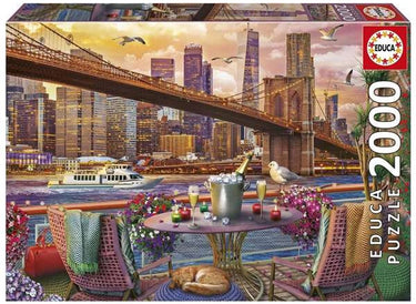 Educa legpuzzel ny romance 2000 stukjes volwassenen puzzel.