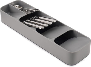 Joseph joseph bestekorganizer duo in-drawer cutlery tray grijs