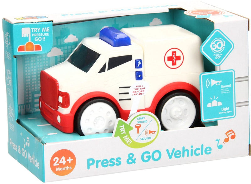 Afbeelding laden in galerijviewer, Lobbes speelgoed bv press go auto - ambulance

