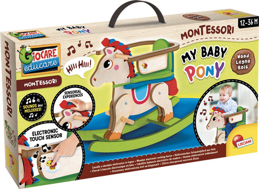 Lisciani montessori baby wood my baby pony