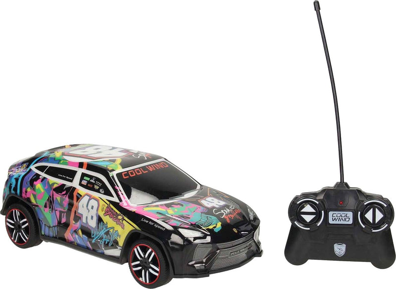 Afbeelding laden in galerijviewer, Lobbes speelgoed bv rc bestuurbare racewagen softbody graffity
